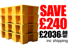 Special Offer 4 x Double IBC Bunds